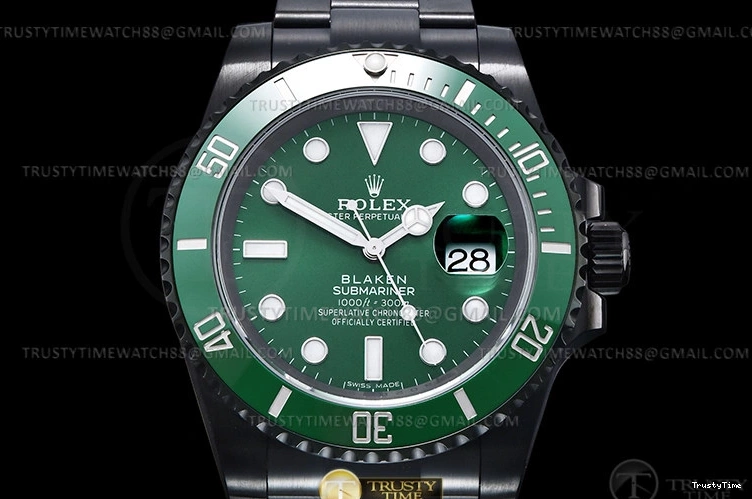 0725 ROLSUB0425A – Blaken Sub 116610LV PVD SS Black V6F V2 VS Cozy 1051